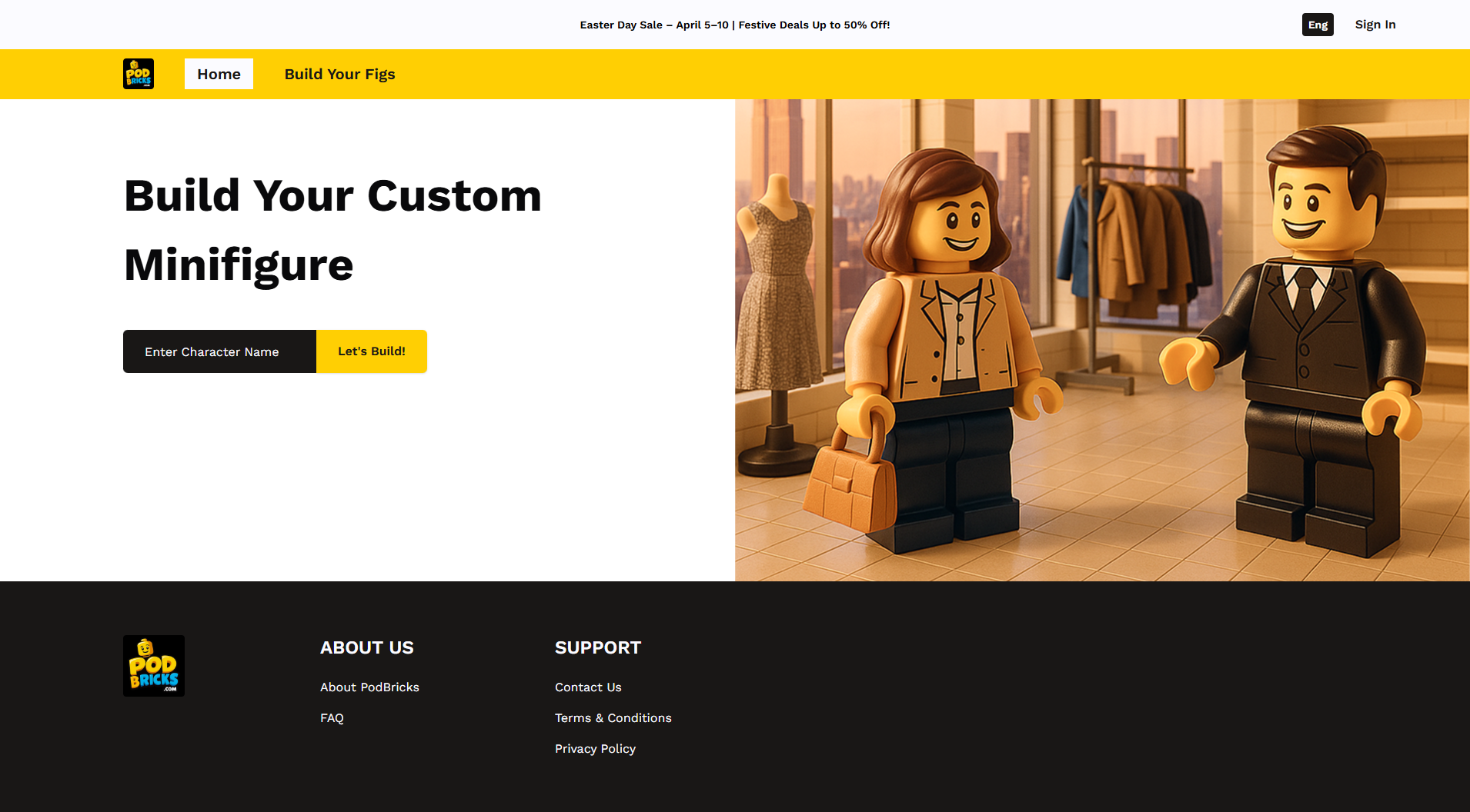 Podbrick E-commerce Builder
